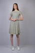 OWO THE LABEL Dull White Striped Line Dress (OTL-DRS1007)